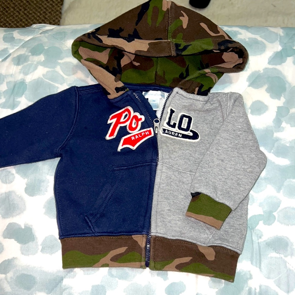 Polo baby sweatsuit camouflaged
